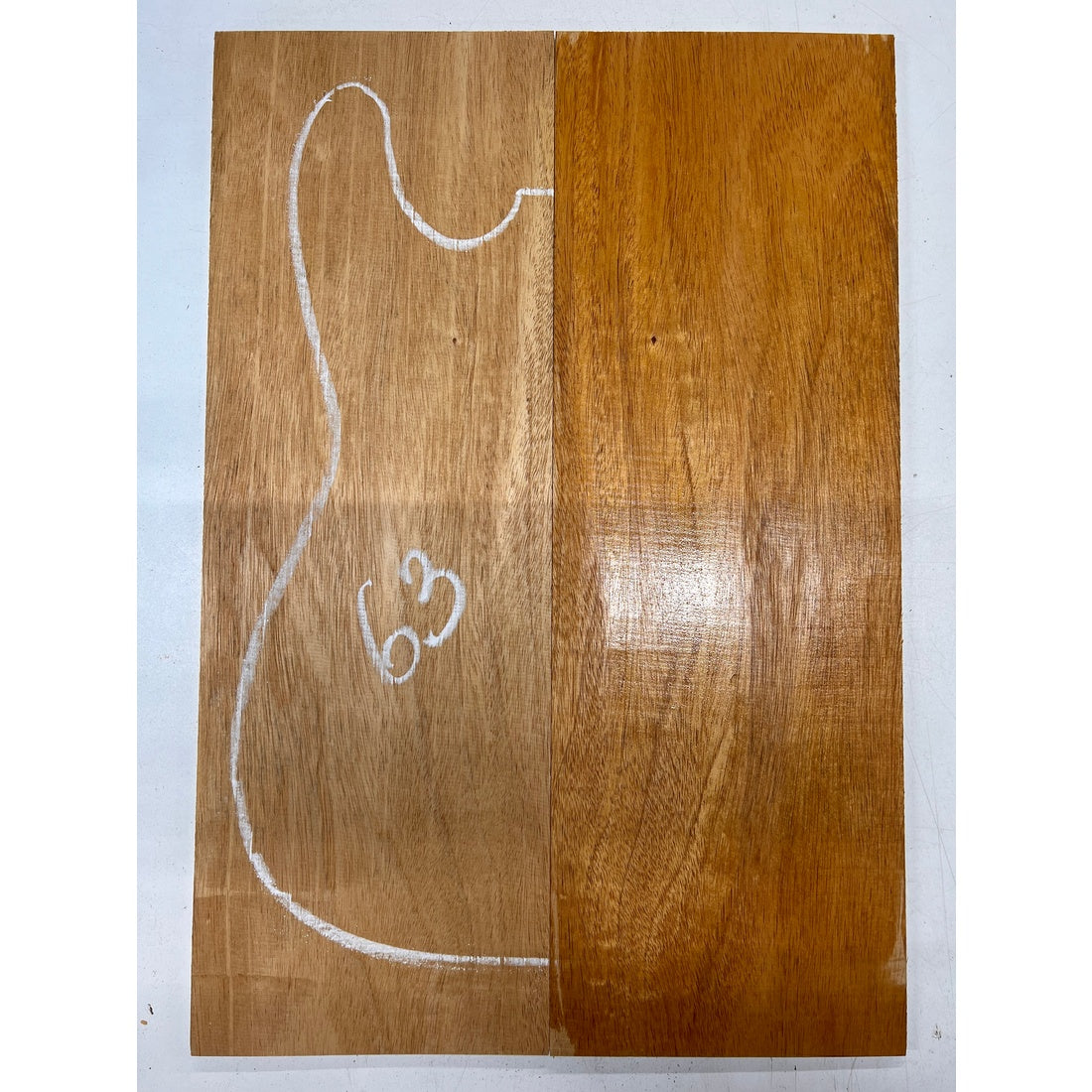 Fijian Honduran Mahogany Bookmatched Guitar Drop Tops 21" x 7-1/4" x 1/4" #63 - Exotic Wood Zone - Buy online Across USA 