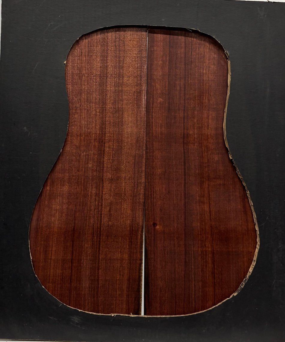 Purpleheart Dreadnought Guitar Back & Side Set #109