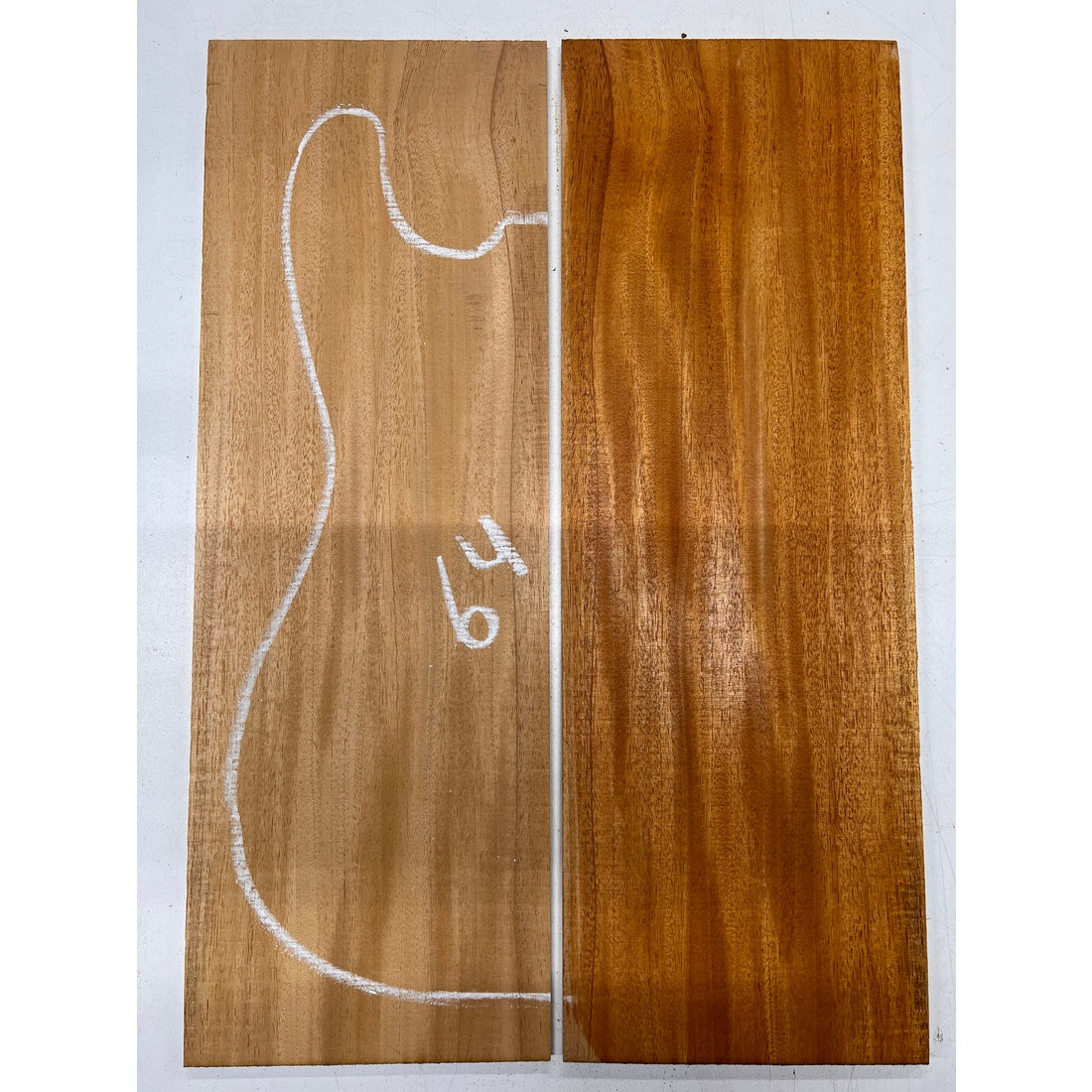 Fijian Honduran Mahogany Bookmatched Guitar Drop Tops 21" x 7-1/4" x 1/4" #64 - Exotic Wood Zone - Buy online Across USA 