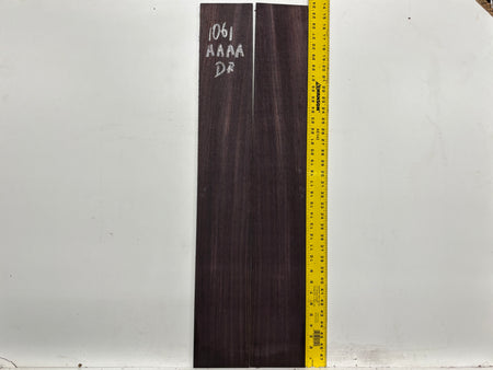 East Indian Rosewood Dreadnought AAAA Grade Guitar Back & Side Set #1061 - Exotic Wood Zone