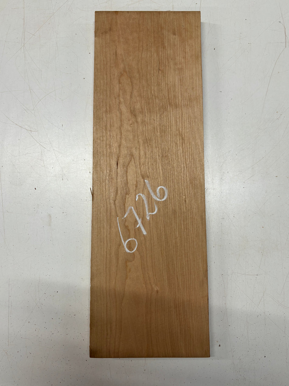 1 Piece, Cherry Lumber Board Blank 21"x7"x1"#6726