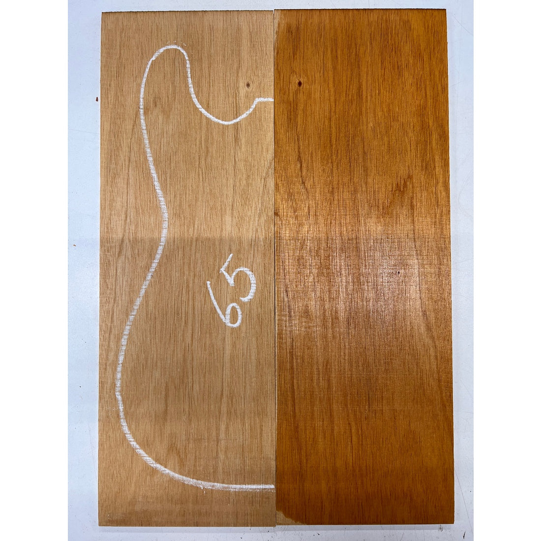 Fijian Honduran Mahogany Bookmatched Guitar Drop Tops 21" x 7-1/4" x 1/4" #65 - Exotic Wood Zone - Buy online Across USA 