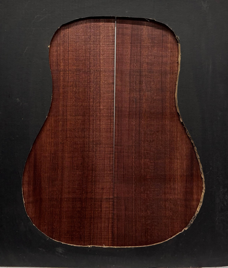 Purpleheart Dreadnought Guitar Back & Side Set #111