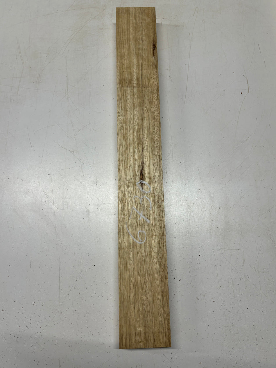 1 Piece, White Limba Guitar Neck Blank 30"x3-7/8"x2"#6730 - Exotic Wood Zone