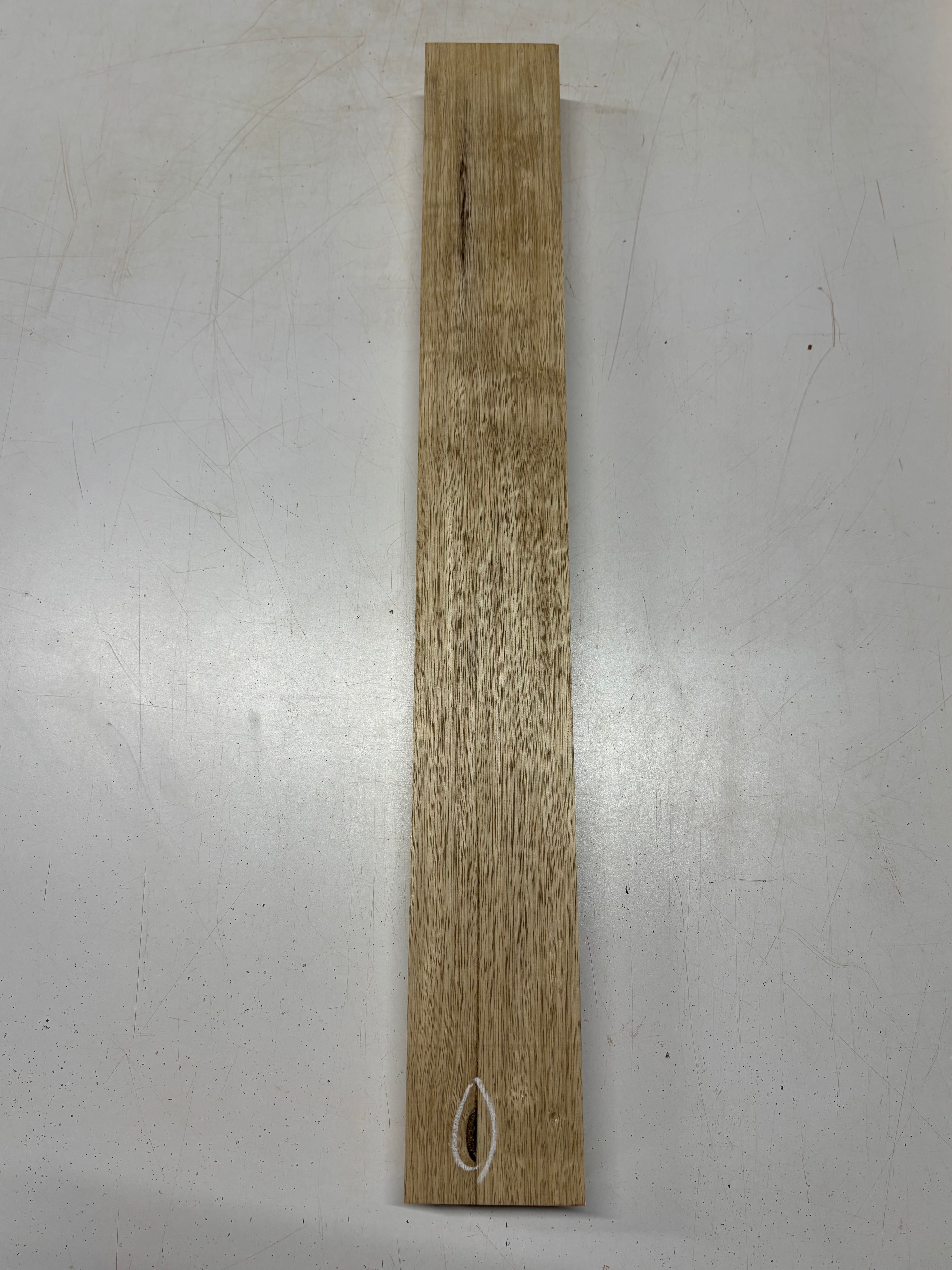 1 Piece, White Limba Guitar Neck Blank 30"x3-7/8"x2"#6730 - Exotic Wood Zone