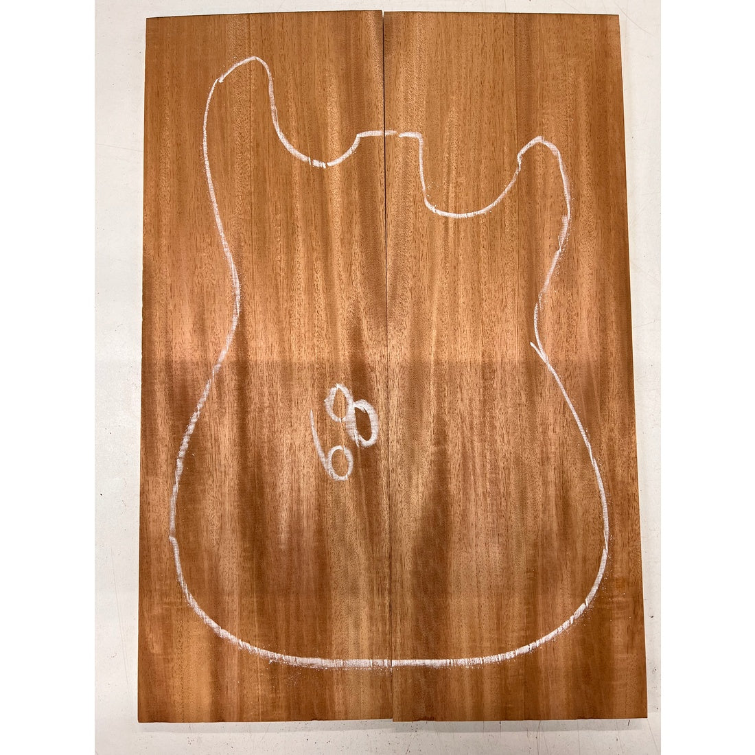 Fijian Honduran Mahogany Bookmatched Guitar Drop Tops 21" x 7-1/4" x 1/4" #68 - Exotic Wood Zone - Buy online Across USA 