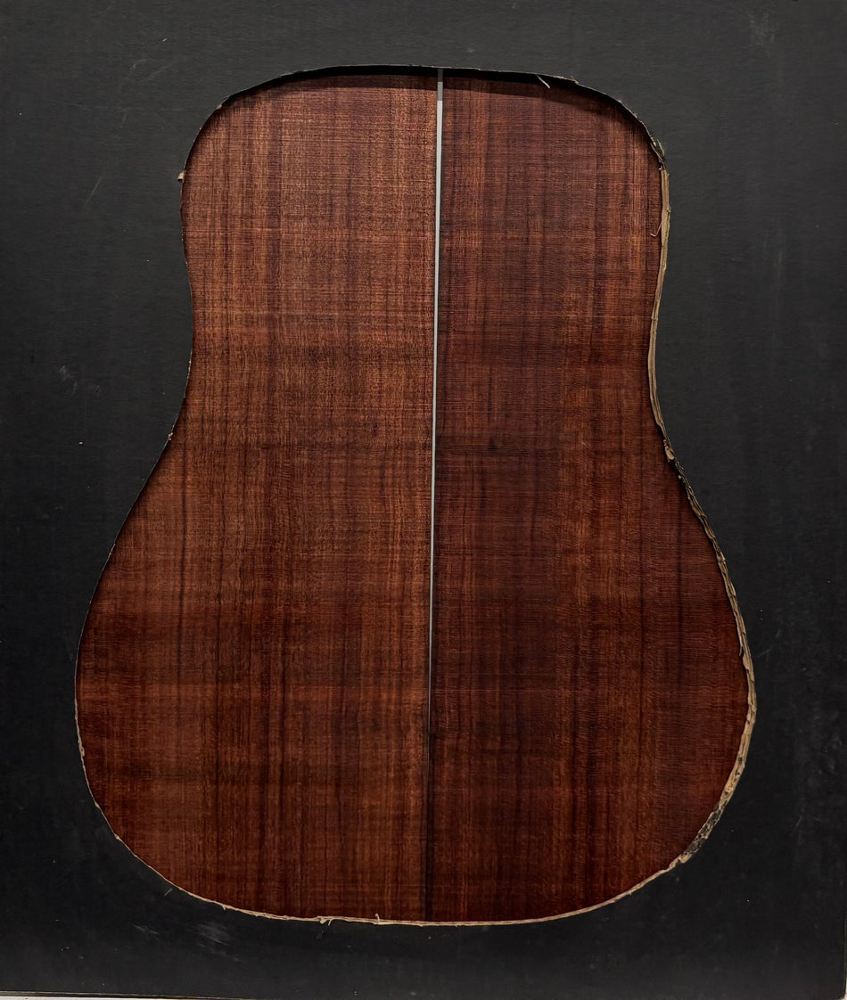 Purpleheart Dreadnought Guitar Back & Side Set #114