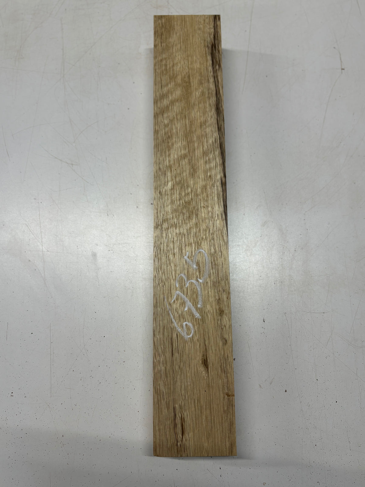 1 Piece, Flame White Limba Guitar Neck Blank 24"x4"x2-3/4"#6735 - Exotic Wood Zone
