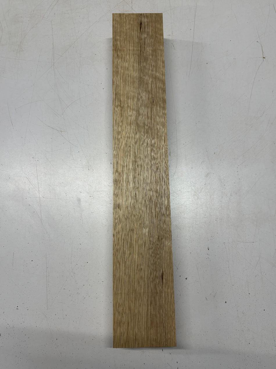 1 Piece, Flame White Limba Guitar Neck Blank 24"x4"x2-3/4"#6735 - Exotic Wood Zone