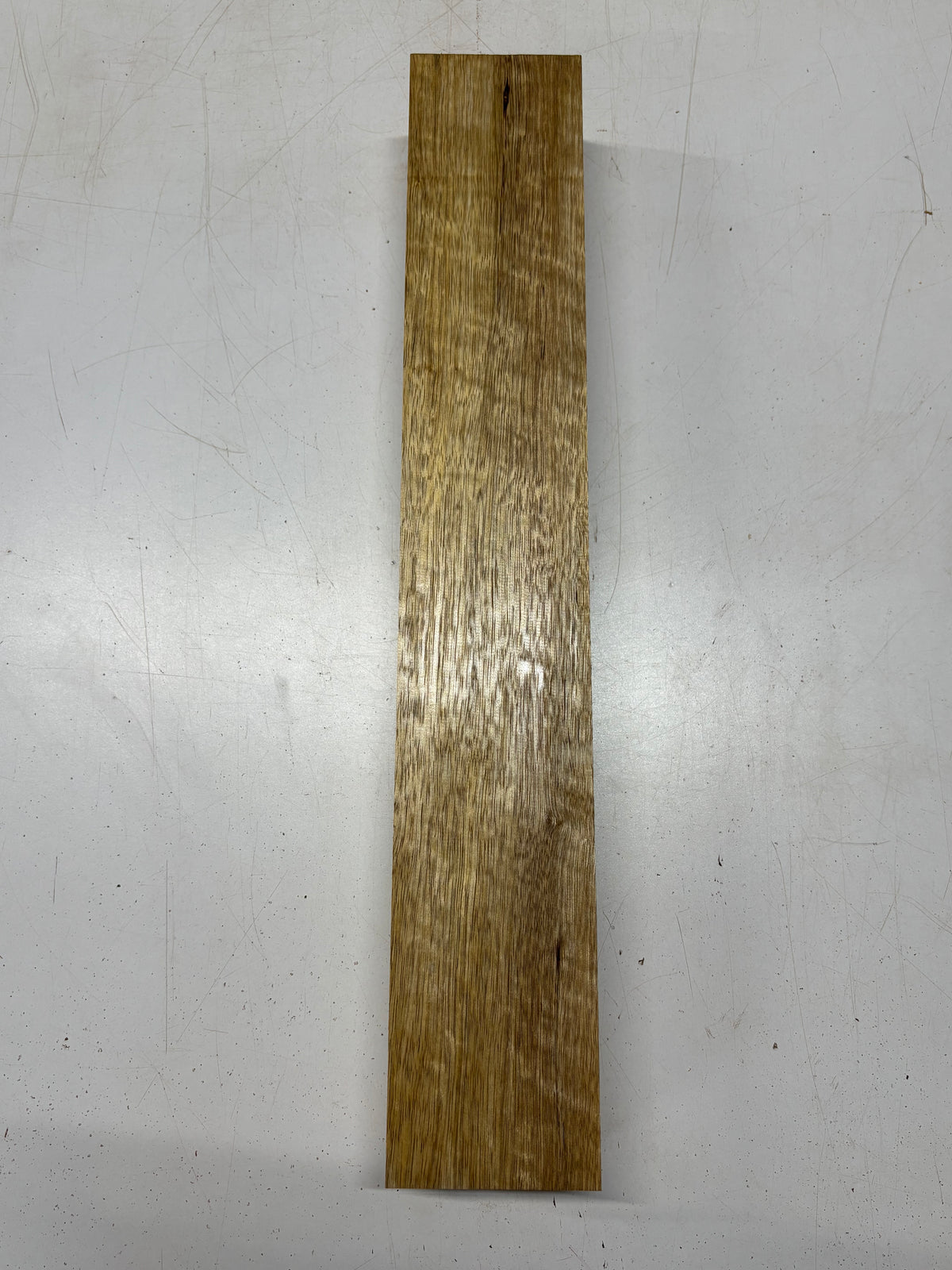 1 Piece, Flame White Limba Guitar Neck Blank 24"x4"x2-3/4"#6735 - Exotic Wood Zone
