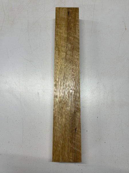 1 Piece, Flame White Limba Guitar Neck Blank 24"x4"x2-3/4"#6735 - Exotic Wood Zone