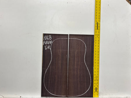 East Indian Rosewood Dreadnought AAAA Grade Guitar Back & Side Set #1068 - Exotic Wood Zone