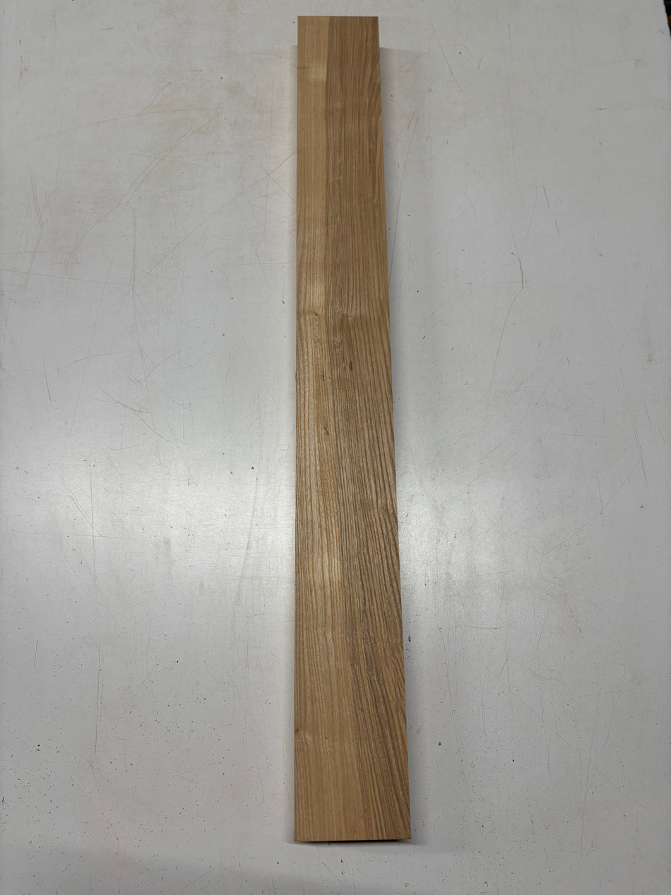 1 Piece, White Ash Guitar Neck Blank 36"x4"x1-3/4"#6737 - Exotic Wood Zone