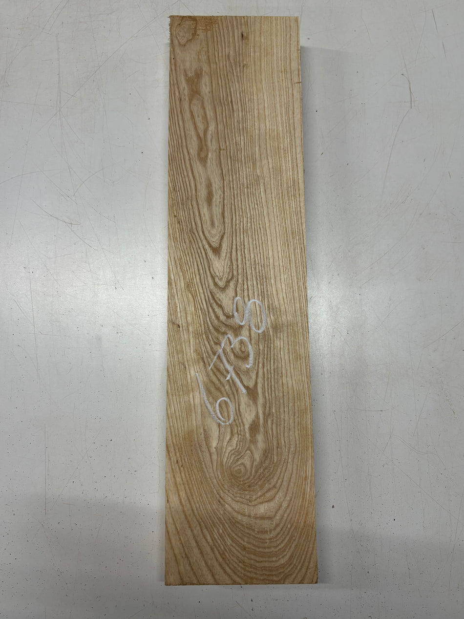 1 Piece, White Ash Lumber Board Blank 25"x6-1/4"x2"#6738
