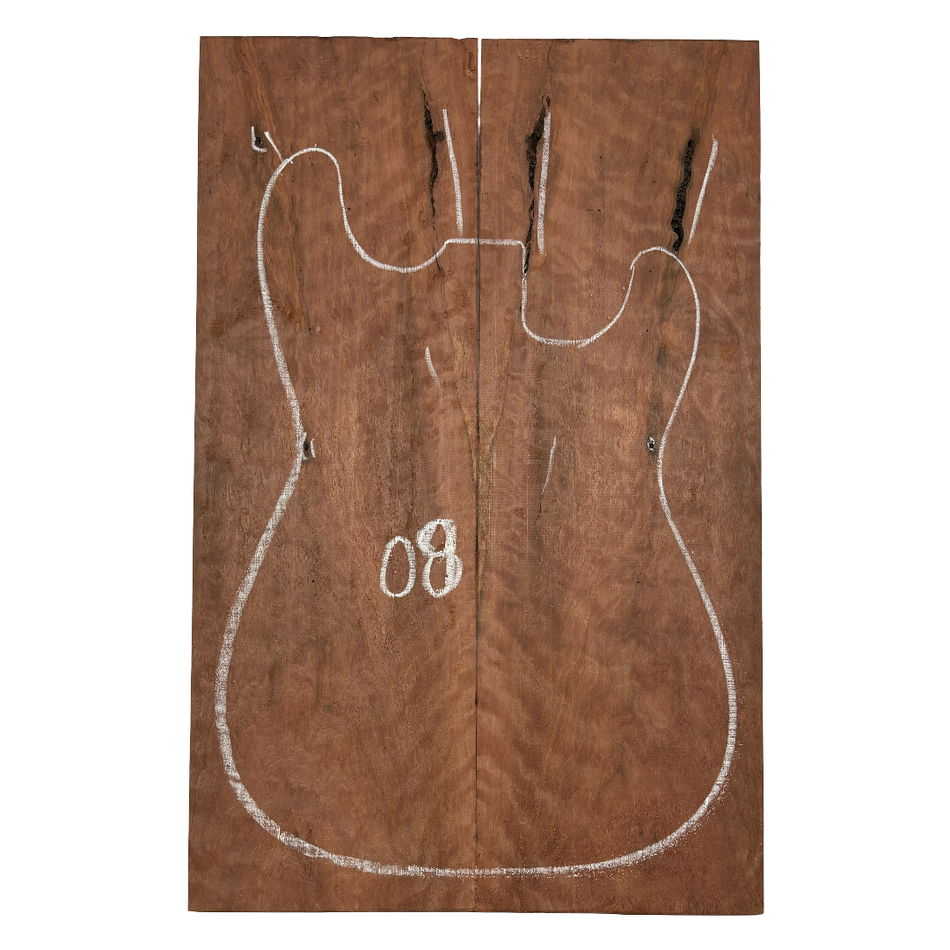 Juego de fondo y aros de guitarra de grado AAAA Dreadnought de palisandro de la India Oriental #61 