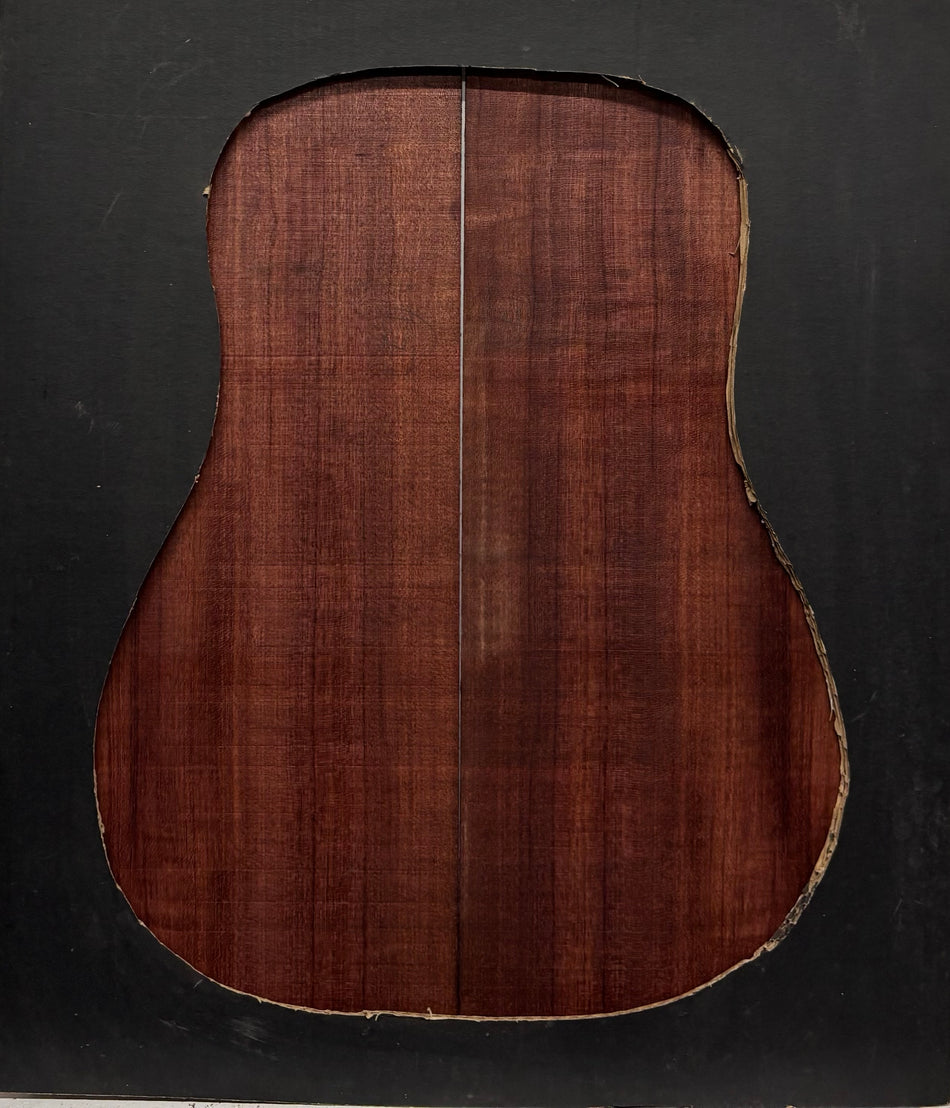Purpleheart Dreadnought Guitar Back & Side Set #117