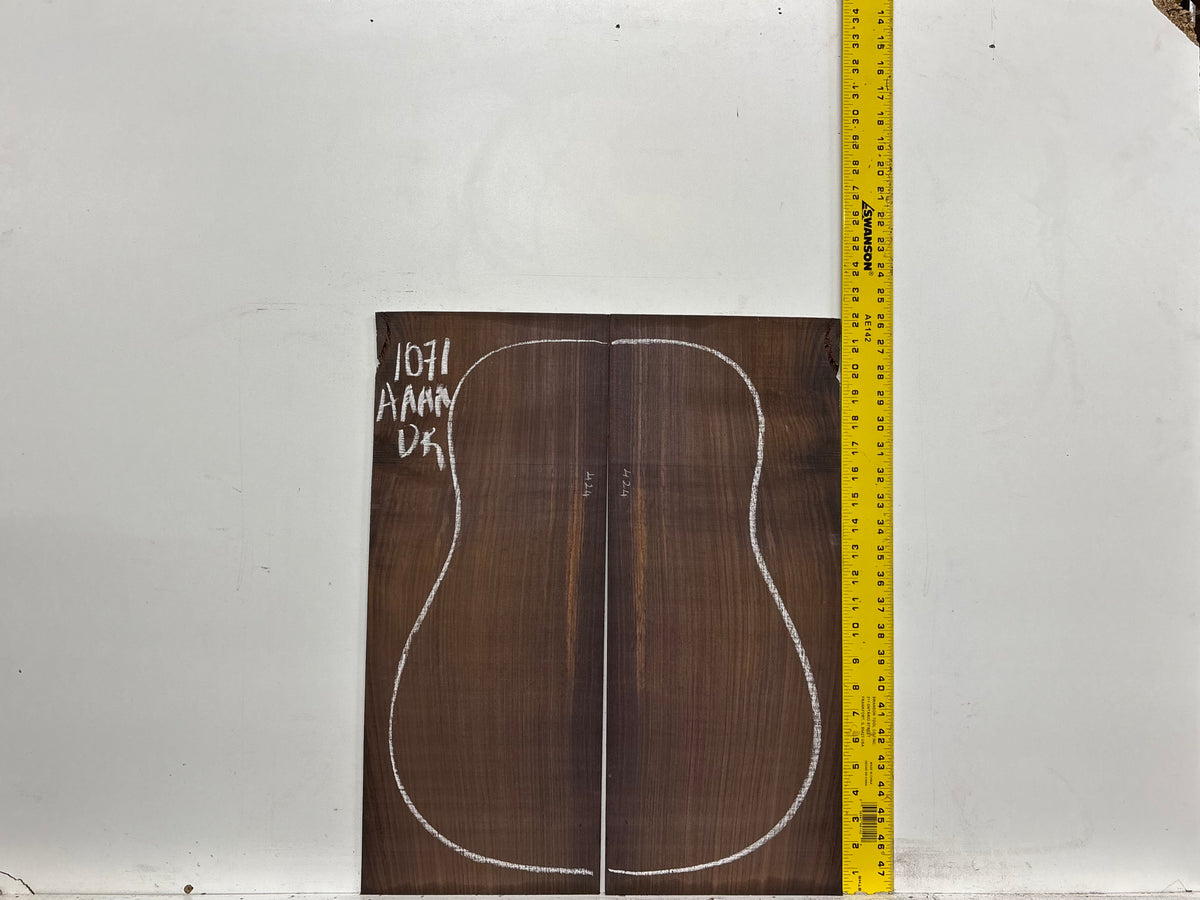 East Indian Rosewood Dreadnought AAAA Grade Guitar Back & Side Set #1071 - Exotic Wood Zone
