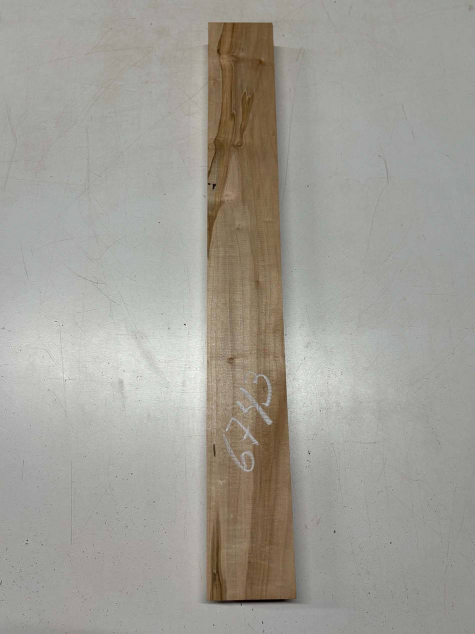 1 Piece, Ambrosia Maple Guitar Neck Blank 32"x4"x1-3/4"#6743 - Exotic Wood Zone