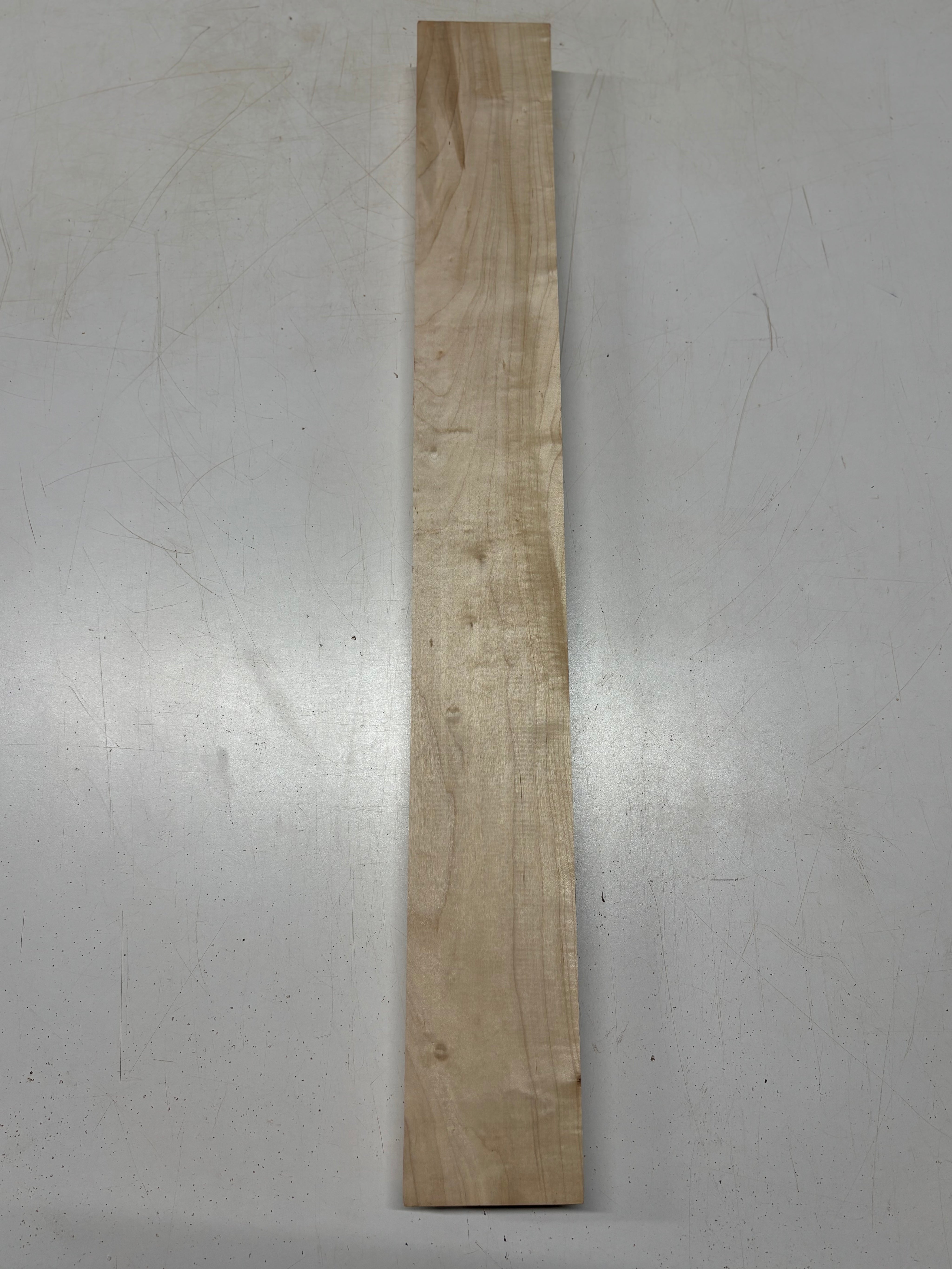 1 Piece, Ambrosia Maple Guitar Neck Blank 32"x4"x1-3/4"#6743 - Exotic Wood Zone