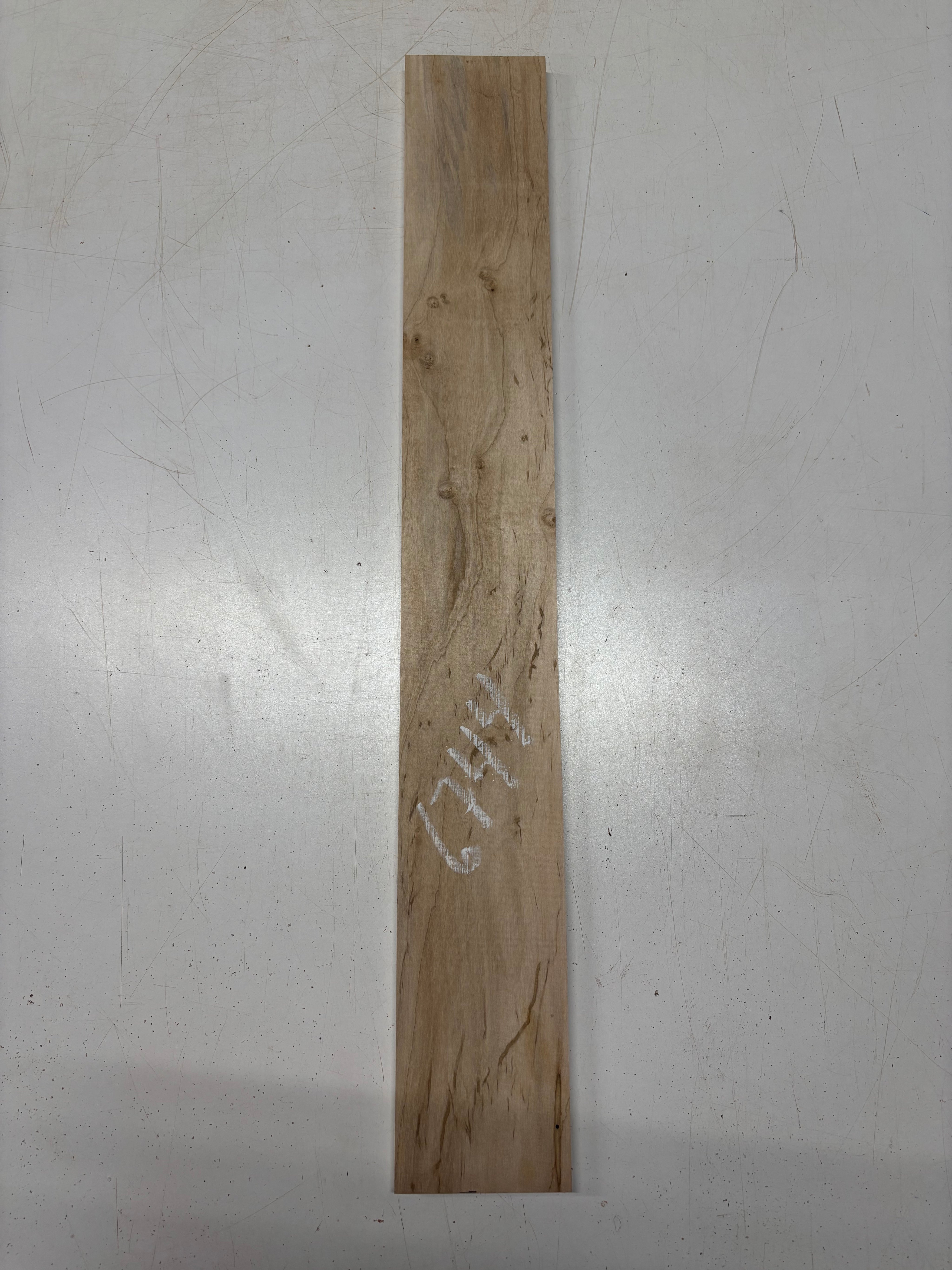 1 Piece, Ambrosia Maple Thin Stock Lumber 30"x4"x1/2"#6744 - Exotic Wood Zone
