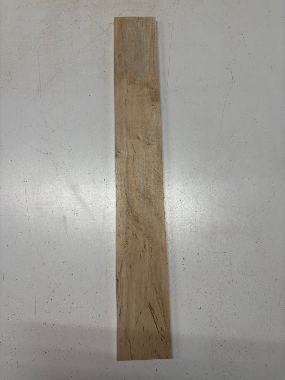 1 Piece, Ambrosia Maple Thin Stock Lumber 30"x4"x1/2"#6744 - Exotic Wood Zone