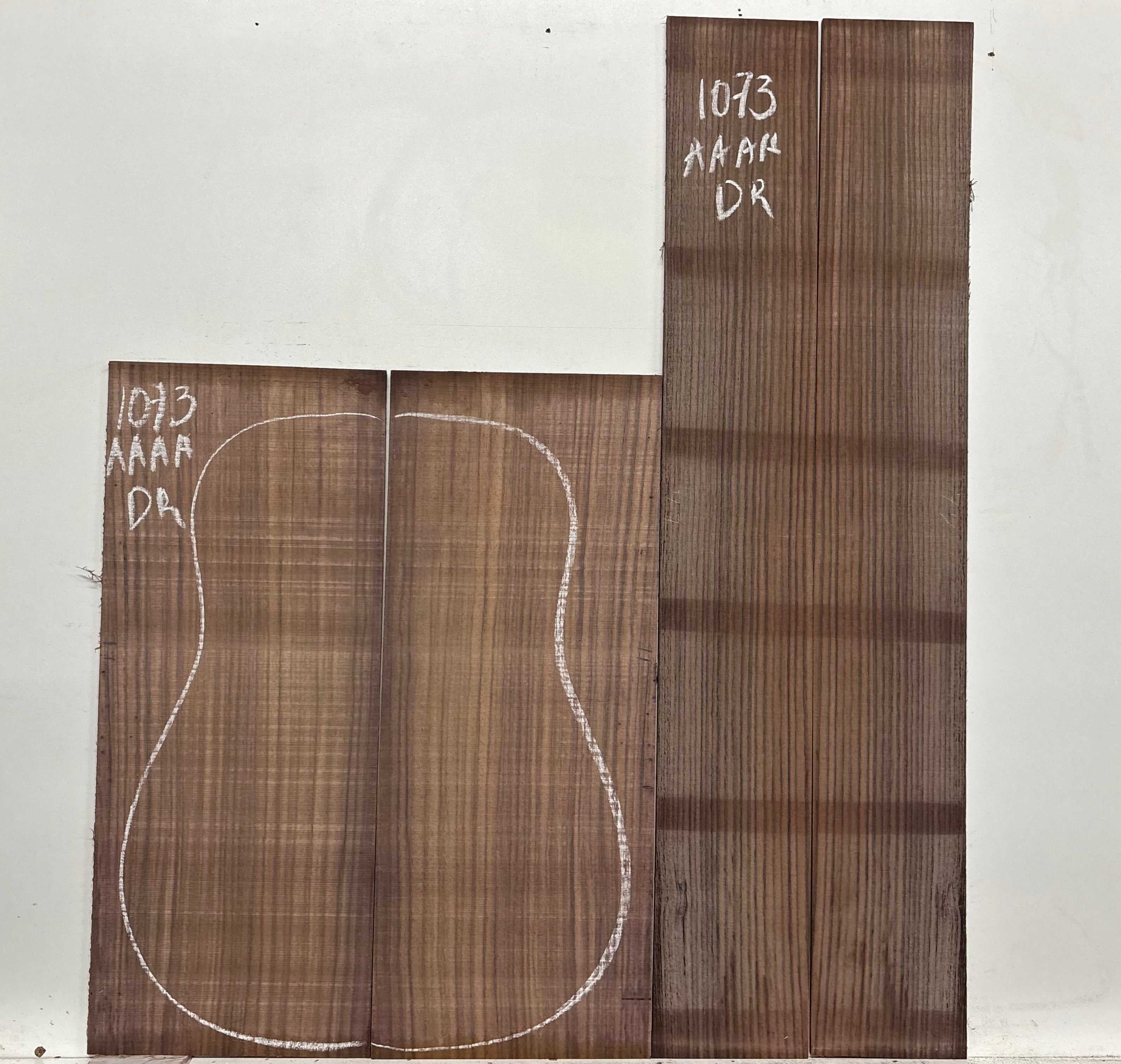 East Indian Rosewood Dreadnought AAAA Grade Guitar Back & Side Set #1073 - Exotic Wood Zone