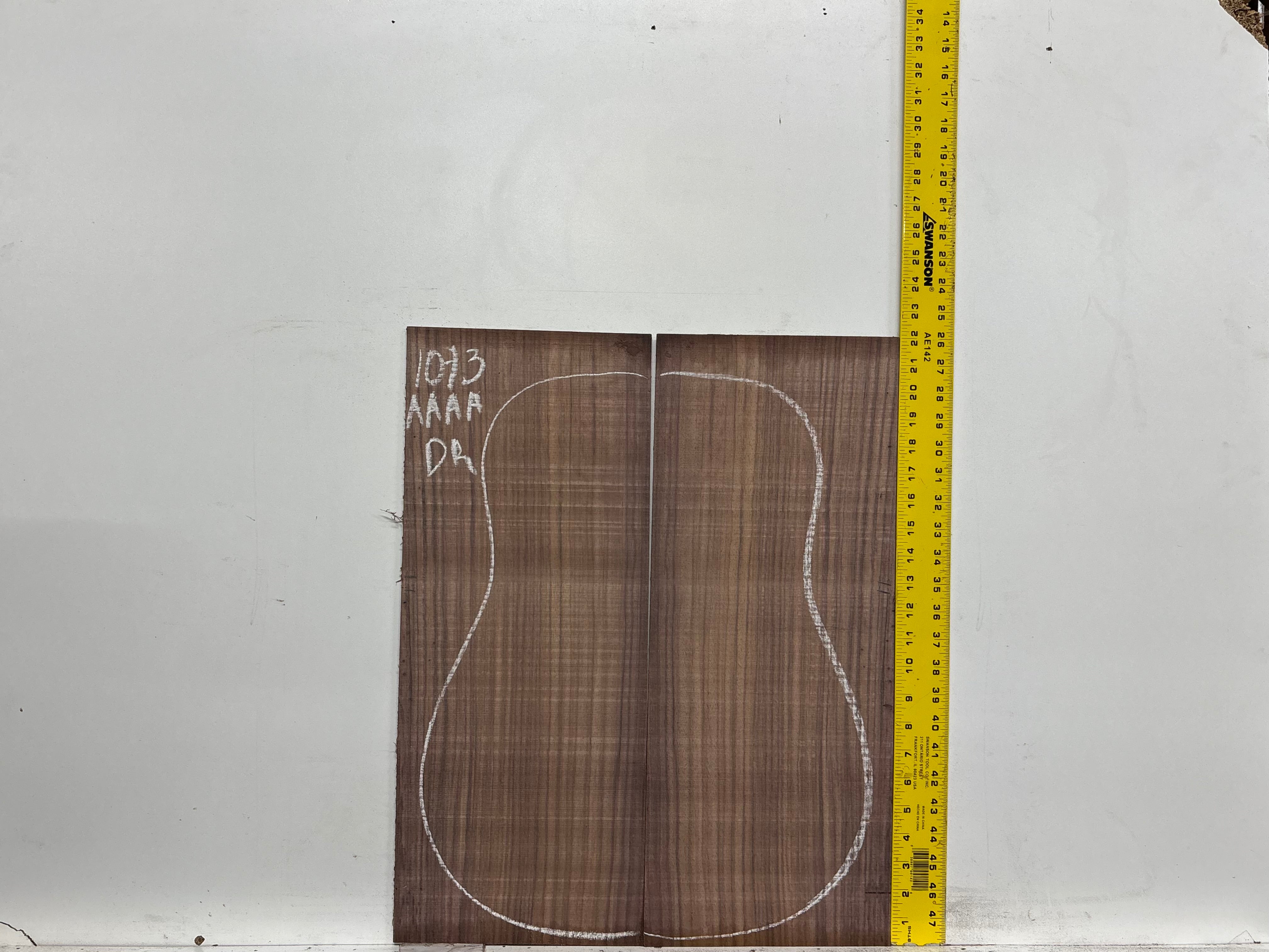 East Indian Rosewood Dreadnought AAAA Grade Guitar Back & Side Set #1073 - Exotic Wood Zone