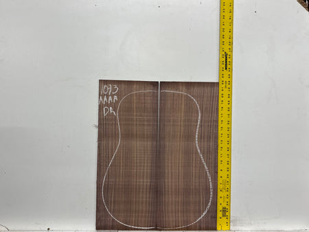 East Indian Rosewood Dreadnought AAAA Grade Guitar Back & Side Set #1073 - Exotic Wood Zone