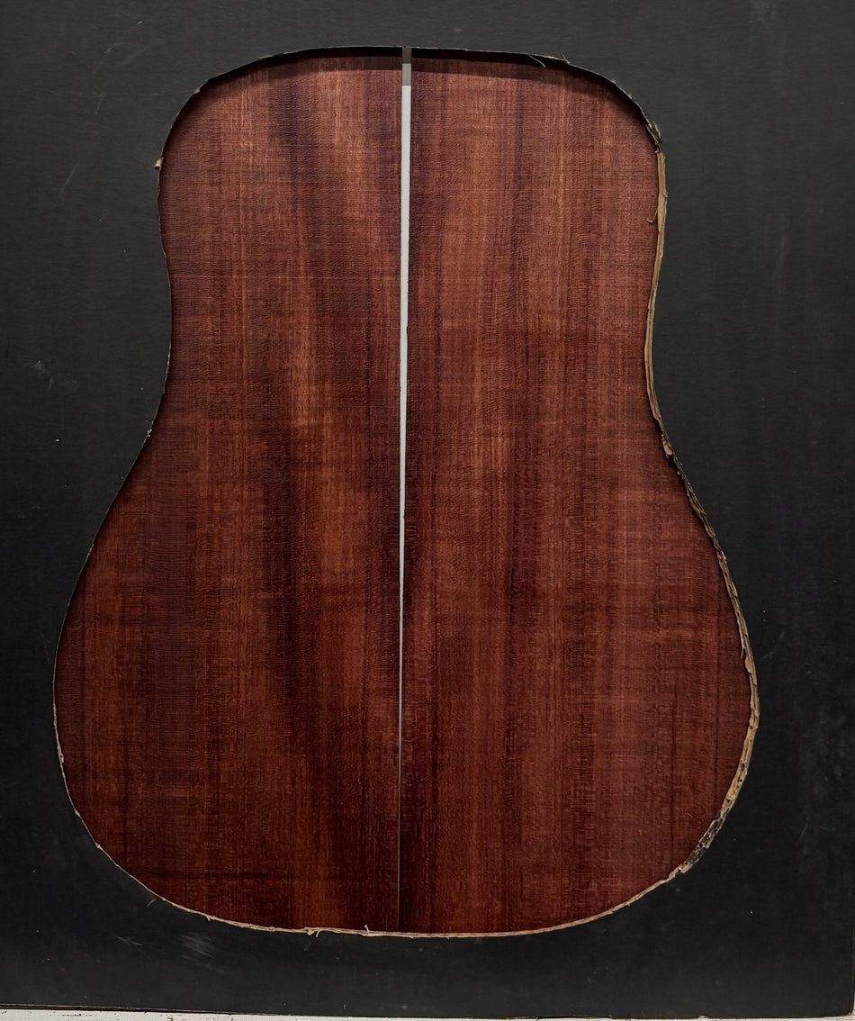 Purpleheart Dreadnought Guitar Back & Side Set #119