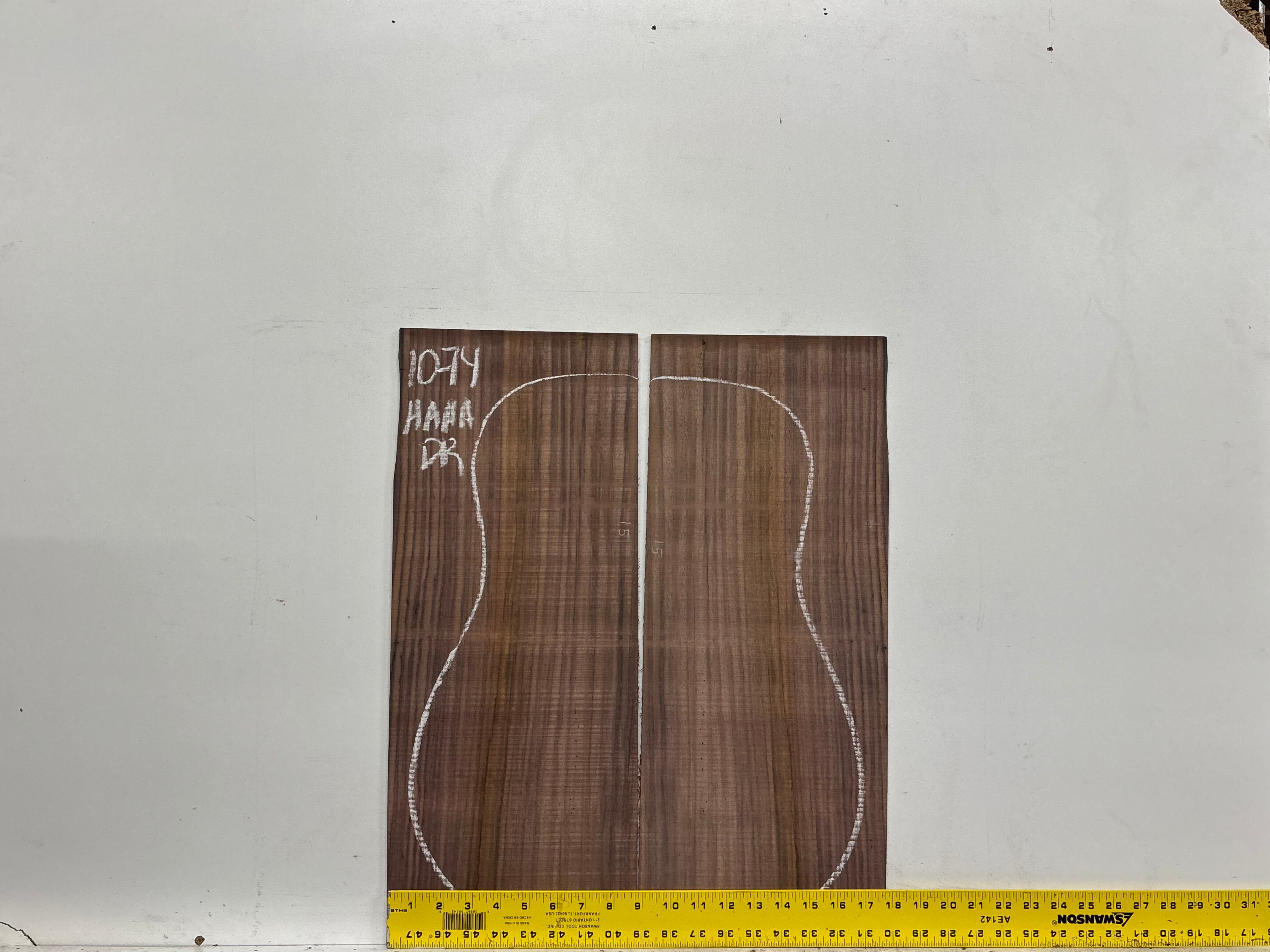 East Indian Rosewood Dreadnought AAAA Grade Guitar Back & Side Set #1074 - Exotic Wood Zone