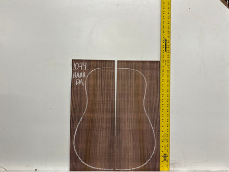 East Indian Rosewood Dreadnought AAAA Grade Guitar Back & Side Set #1074 - Exotic Wood Zone