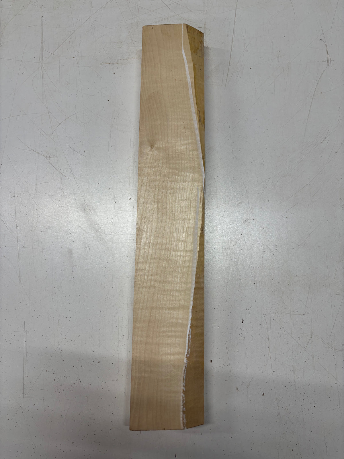 1 Piece, Flame Maple Guitar Neck Blank 21"x3-1/2"x1-7/8" #6751 - Exotic Wood Zone