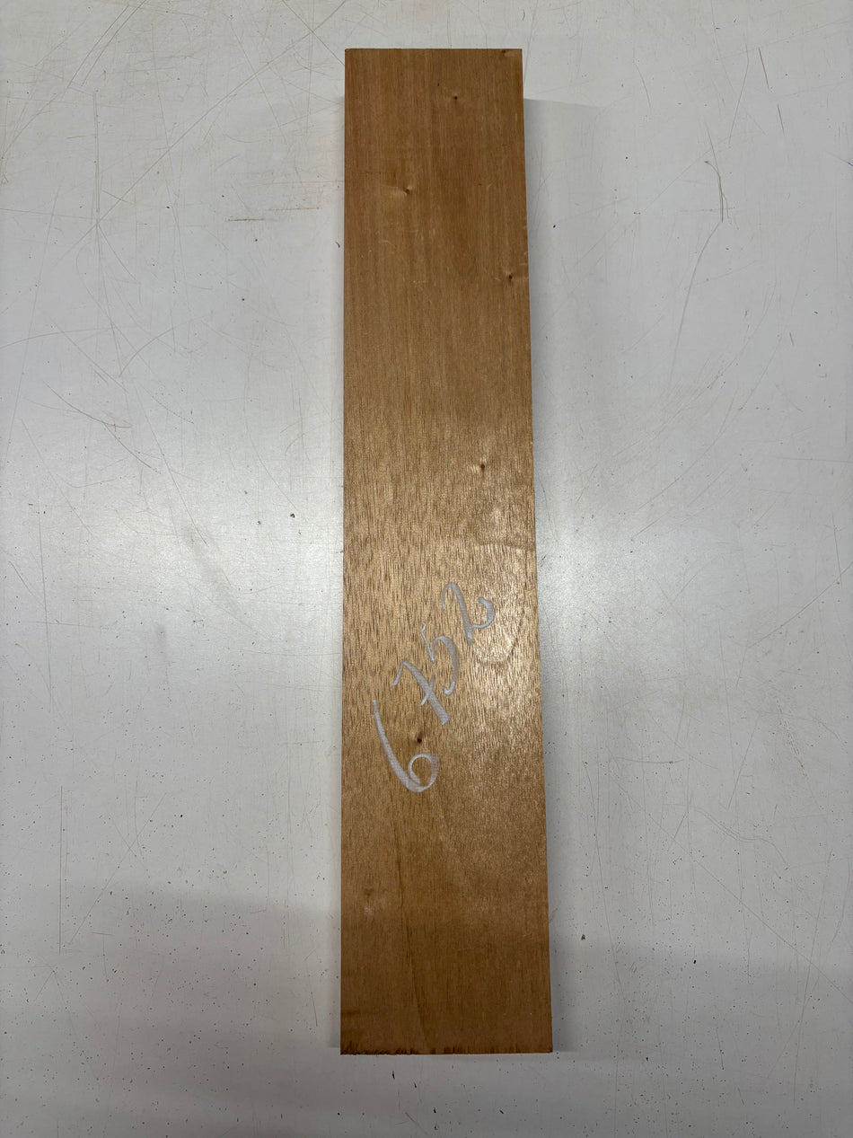 1 Piece, Spanish Cedar Lumber Board Blank 25"x4-3/4"x1-3/4" #6752