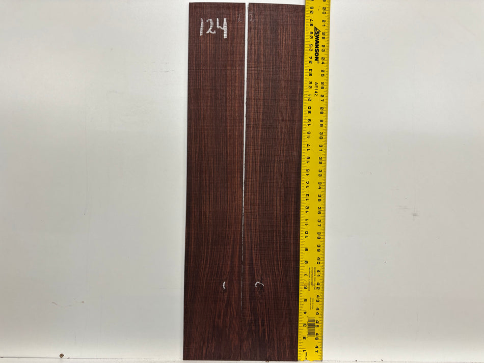 Royal Indian Rosewood Parlor Size (0) Guitar Side Set #124 Exotic Wood Zone 