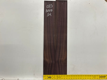 East Indian Rosewood Dreadnought AAAA Grade Guitar Back & Side Set #1083 - Exotic Wood Zone