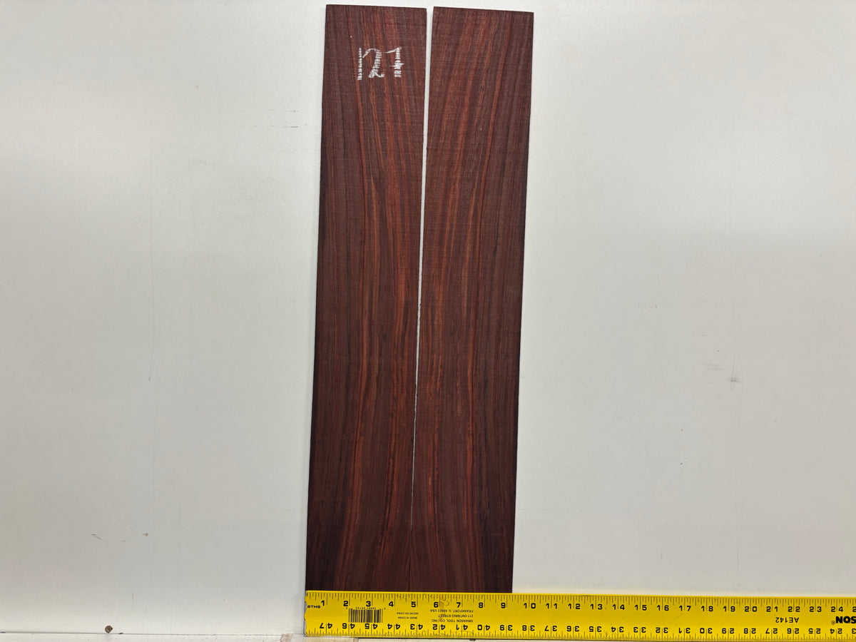 Royal Indian Rosewood Parlor Size (0) Guitar Side Set #127 Exotic Wood Zone 