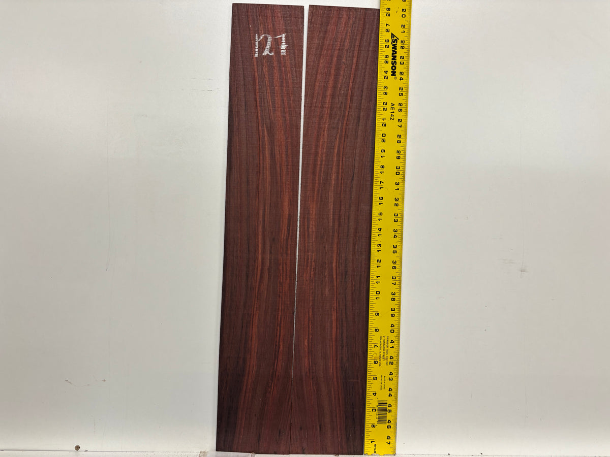 Royal Indian Rosewood Parlor Size (0) Guitar Side Set #127 Exotic Wood Zone 