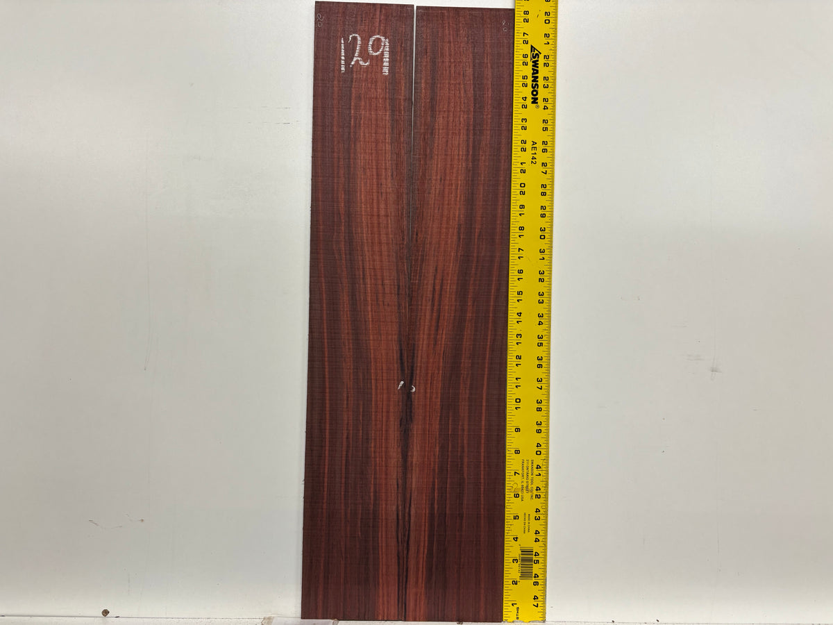 Royal Indian Rosewood Parlor Size (0) Guitar Side Set #129 Exotic Wood Zone 