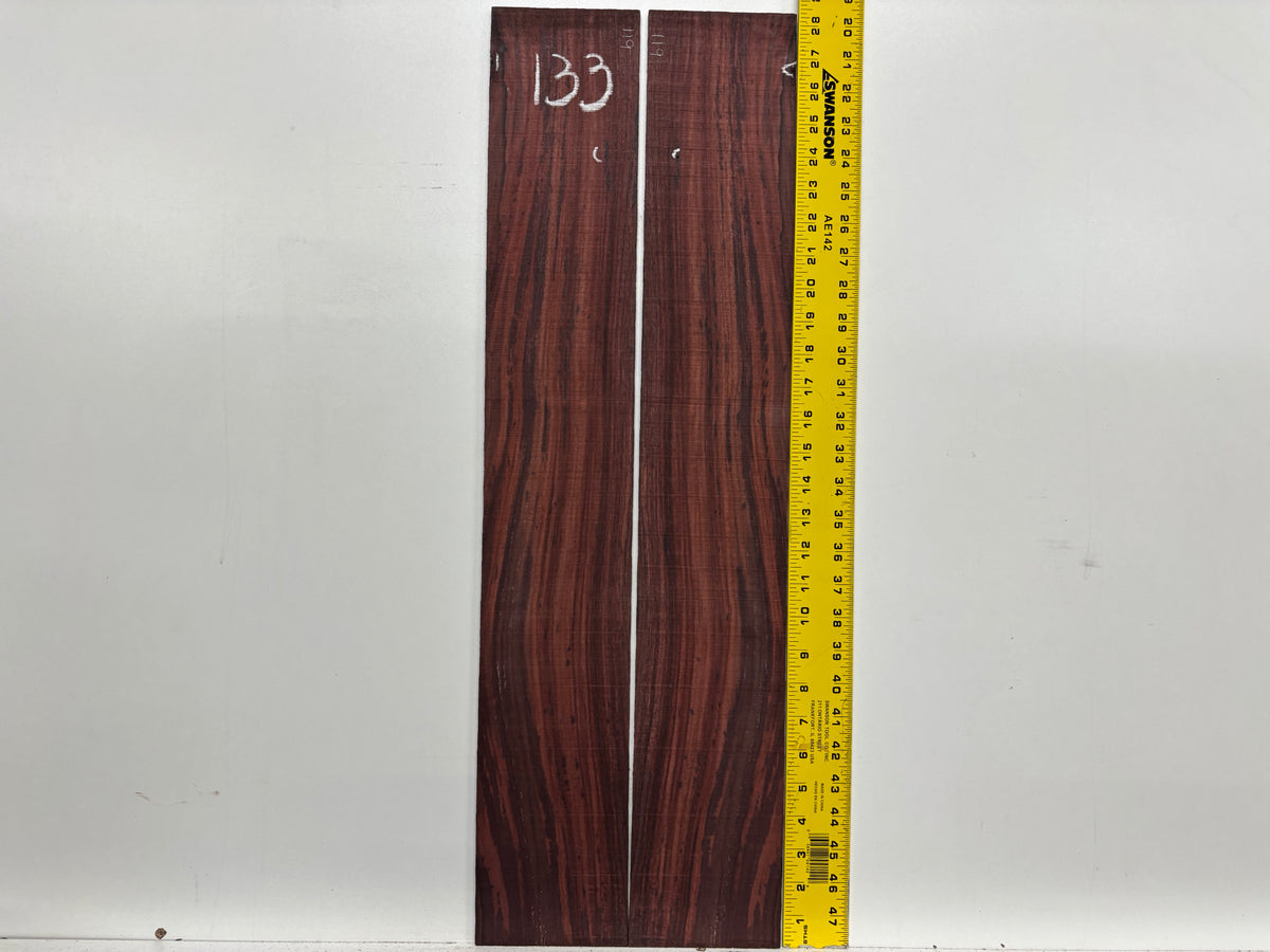 Royal Indian Rosewood Parlor Size (0) Guitar Side Set #133 Exotic Wood Zone 
