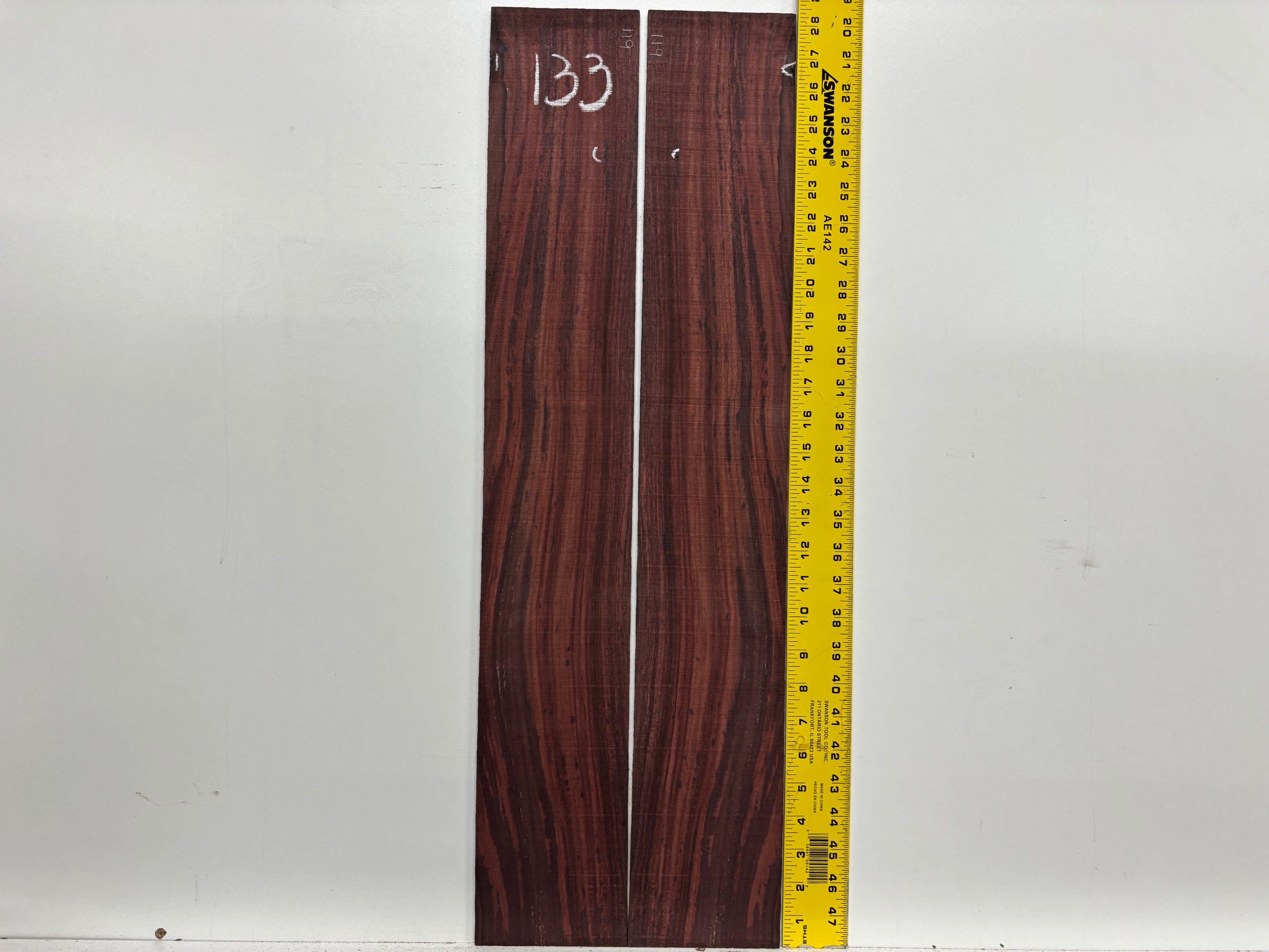 Royal Indian Rosewood Parlor Size (0) Guitar Side Set #133 Exotic Wood Zone 