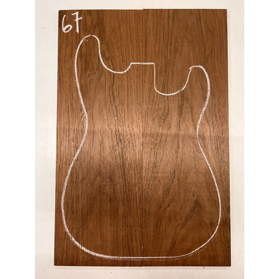 Peruvian Walnut Bookmatched Guitar Drop Top 21