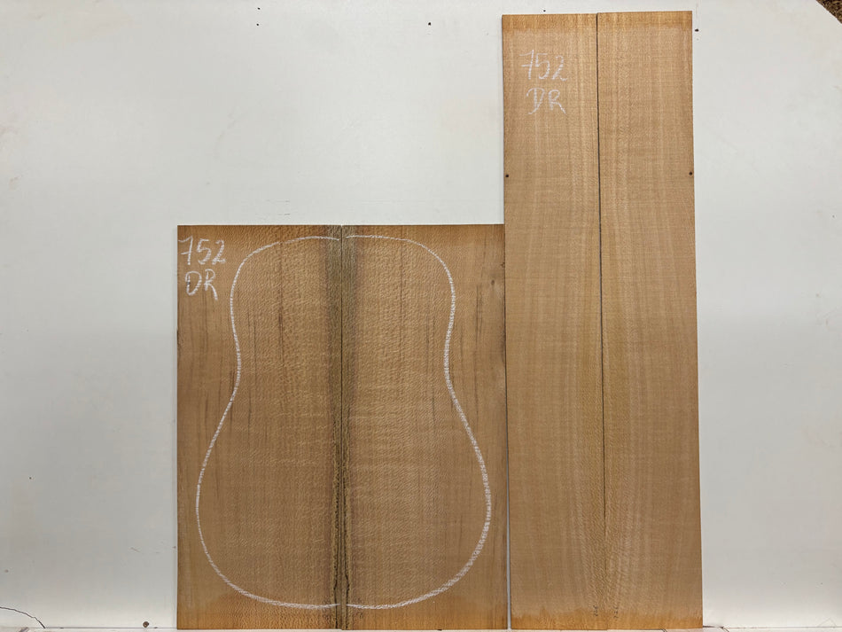 Lacewood Dreadnought Guitar Back & Side Set #752