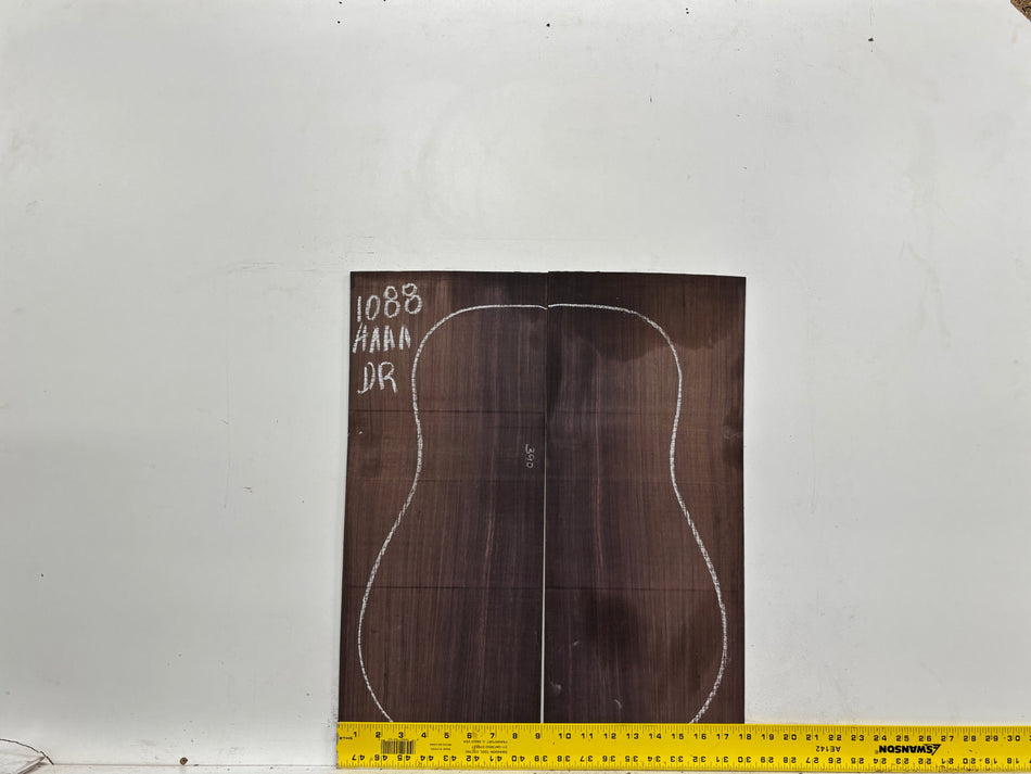 East Indian Rosewood Dreadnought AAAA Grade Guitar Back & Side Set #1088 - Exotic Wood Zone