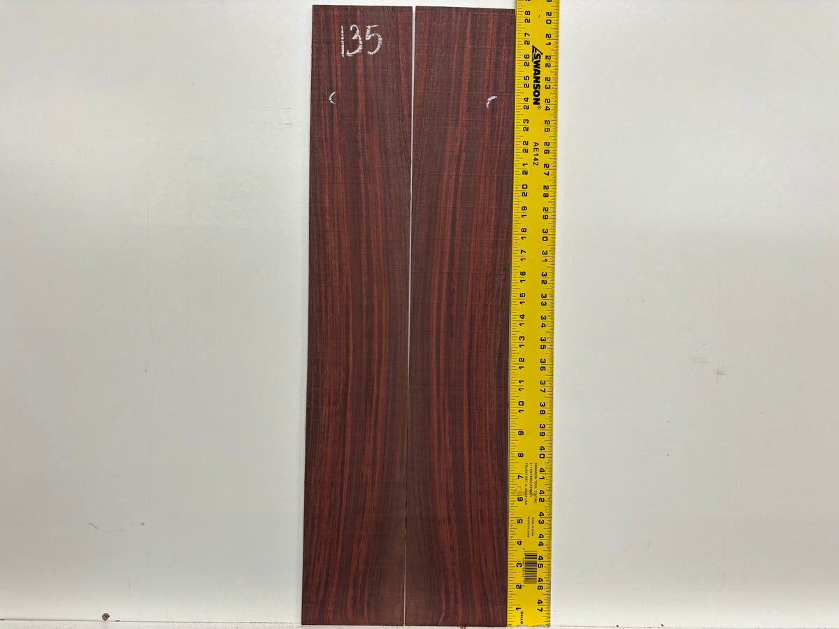 Royal Indian Rosewood Parlor Size (0) Guitar Side Set #135 Exotic Wood Zone 