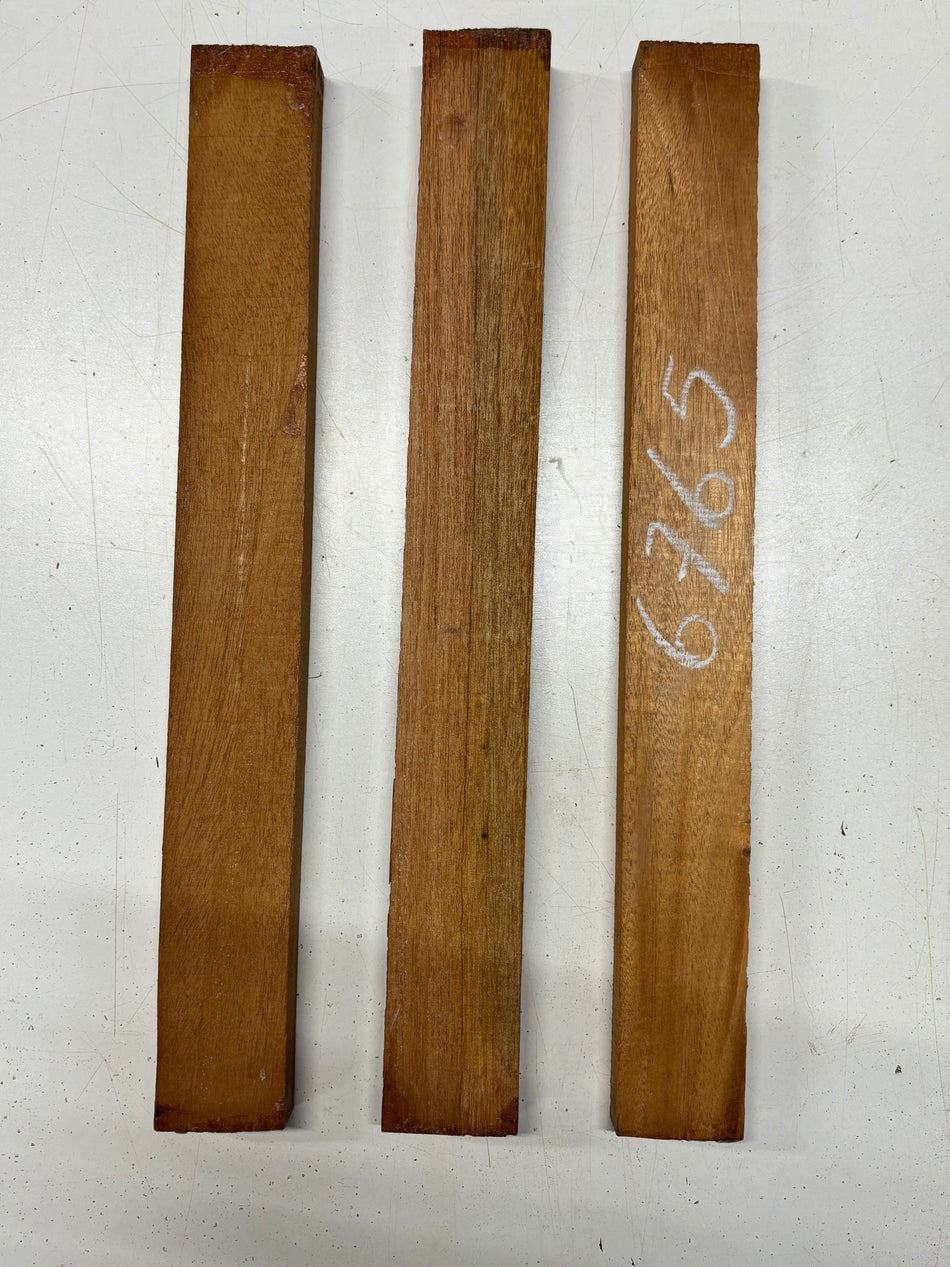 3 Pack, Mahogany Thin Stock Lumber 17-1/2"x2"x7/8" #6765