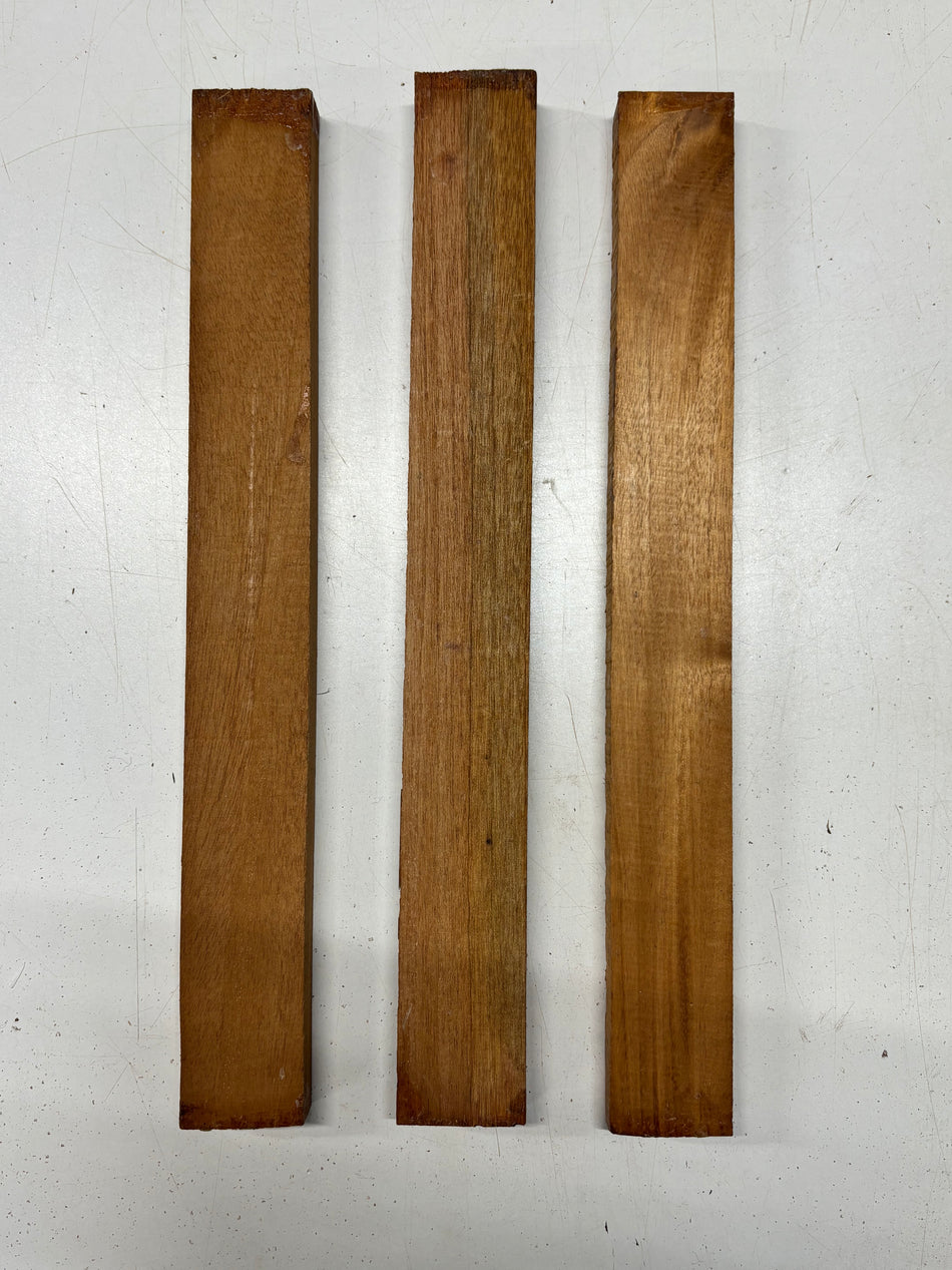 3 Pack, Mahogany Thin Stock Lumber 17-1/2"x2"x7/8" #6765