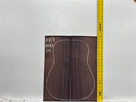 East Indian Rosewood Dreadnought AAAA Grade Guitar Back & Side Set #1089 - Exotic Wood Zone