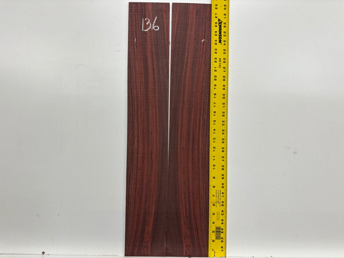 Royal Indian Rosewood Parlor Size (0) Guitar Side Set #136 Exotic Wood Zone 