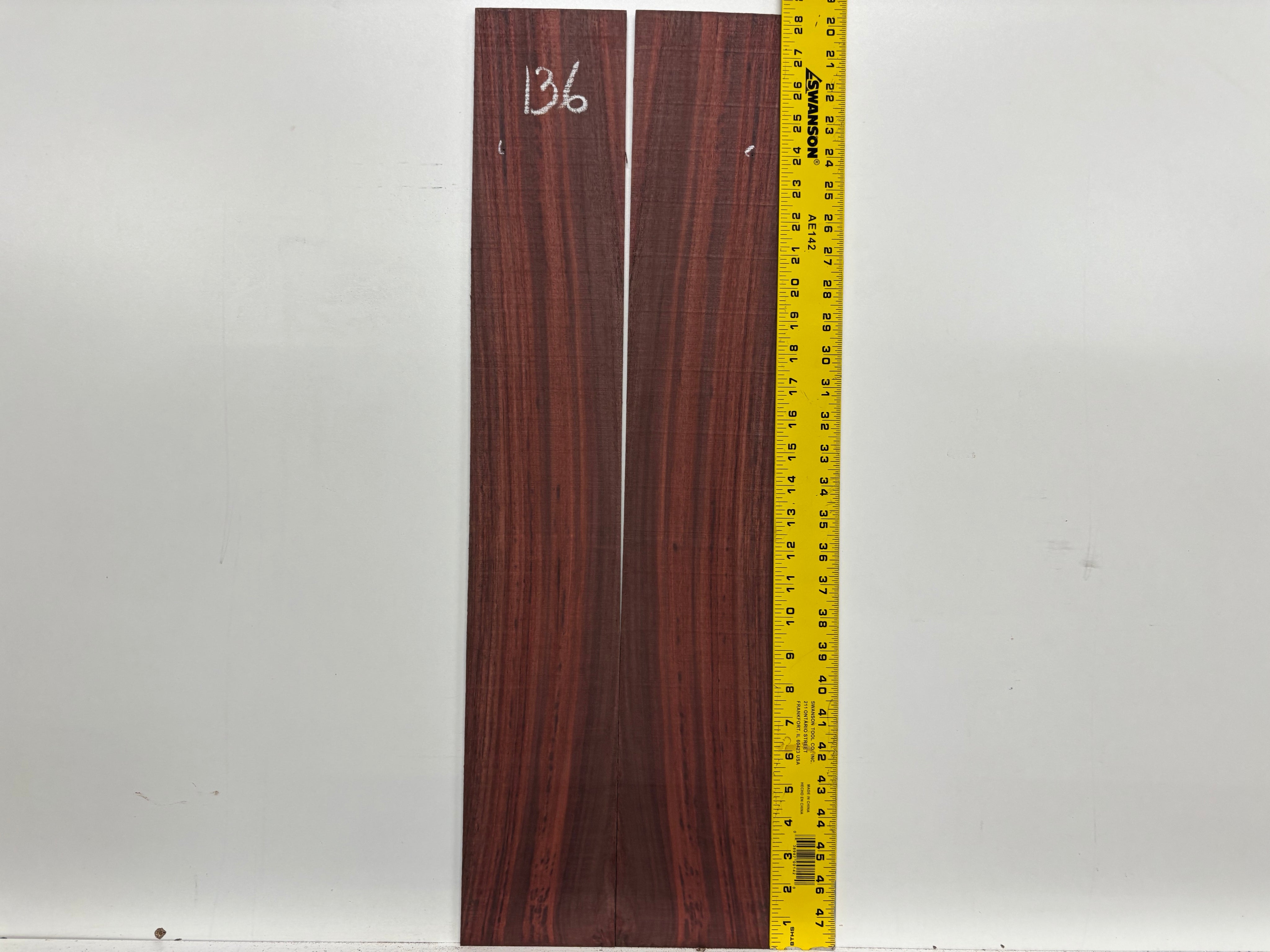 Royal Indian Rosewood Parlor Size (0) Guitar Side Set #136 Exotic Wood Zone 