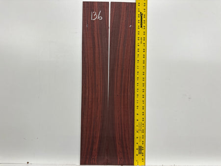 Royal Indian Rosewood Parlor Size (0) Guitar Side Set #136 Exotic Wood Zone 